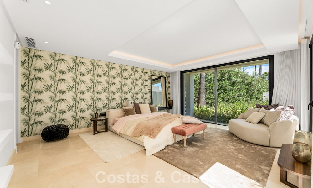 Villa de luxe moderniste de plain-pied à vendre à quelques pas de la plage, à l'est du centre de Marbella 786788