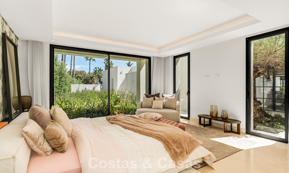 Villa de luxe moderniste de plain-pied à vendre à quelques pas de la plage, à l'est du centre de Marbella 786789