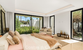 Villa de luxe moderniste de plain-pied à vendre à quelques pas de la plage, à l'est du centre de Marbella 786789 