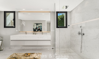 Villa de luxe moderniste de plain-pied à vendre à quelques pas de la plage, à l'est du centre de Marbella 786794 