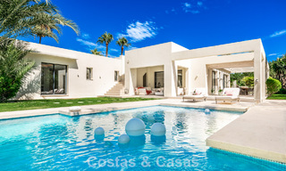 Villa de luxe moderniste de plain-pied à vendre à quelques pas de la plage, à l'est du centre de Marbella 786798 