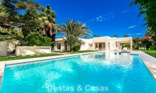 Villa de luxe moderniste de plain-pied à vendre à quelques pas de la plage, à l'est du centre de Marbella 786800 