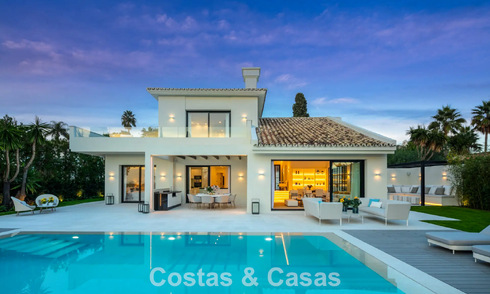Villa familiale modernisée à vendre dans un cadre de golf privilégié à Nueva Andalucia, Marbella 786839