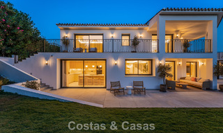 Villa luxueusement rénovée avec vue mer à vendre sur le Golden Mile de Marbella 786883 