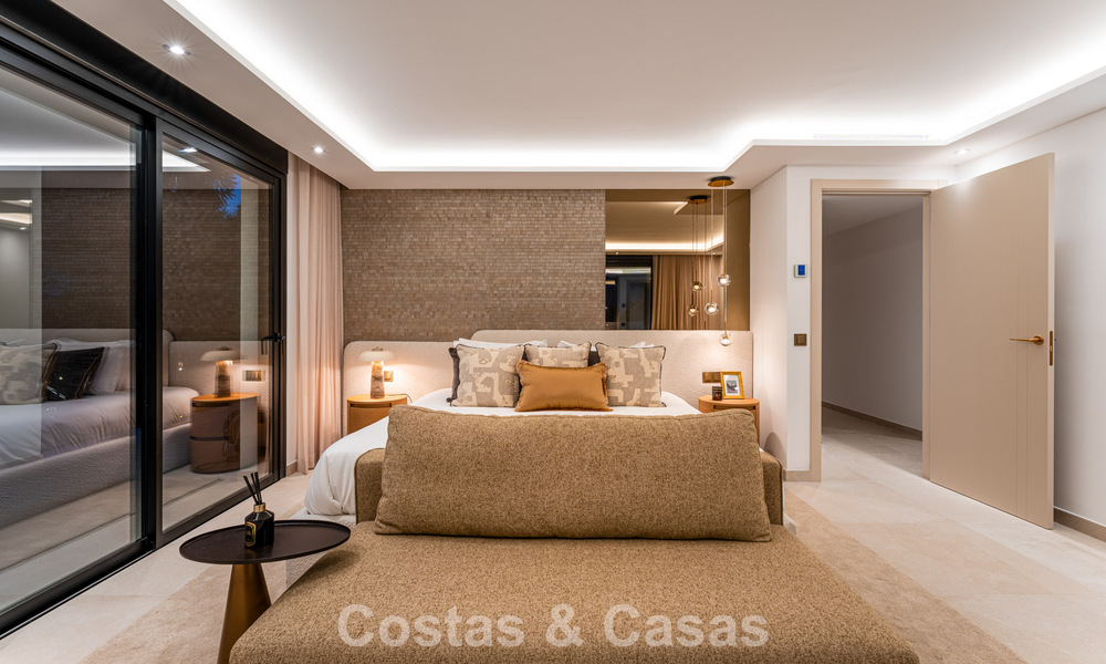 Villa luxueusement rénovée avec vue mer à vendre sur le Golden Mile de Marbella 786886