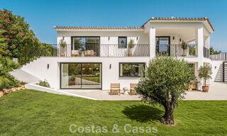 Villa luxueusement rénovée avec vue mer à vendre sur le Golden Mile de Marbella 786926 