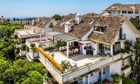 Penthouse contemporain en duplex à vendre dans une résidence sécurisée sur le prestigieux Golden Mile de Marbella 786965