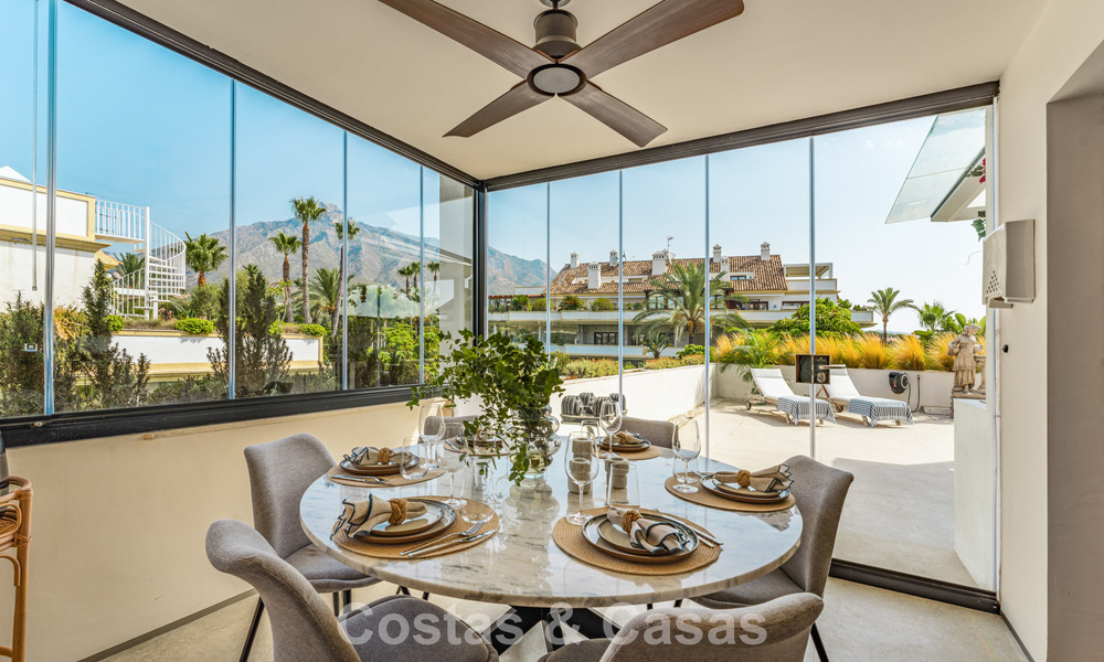 Penthouse contemporain en duplex à vendre dans une résidence sécurisée sur le prestigieux Golden Mile de Marbella 786976