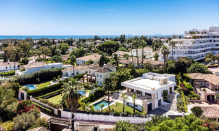 Villa de luxe méditerranéenne moderne à vendre, proche des commodités à Guadalmina et San Pedro, Marbella 786872 