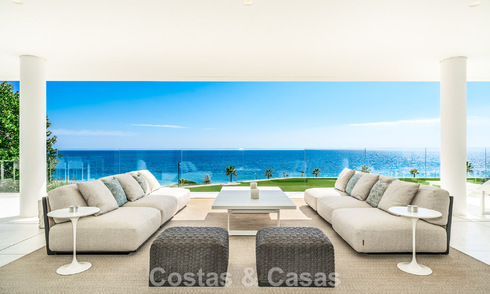 Appartement de prestige avec vue sur la mer, à vendre, en bord de mer sur le New Golden Mile, entre Marbella et Estepona 786943
