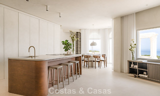 Penthouse contemporain rénové avec piscine privée et vue panoramique sur la mer à vendre sur le Golden Mile de Marbella 787007 