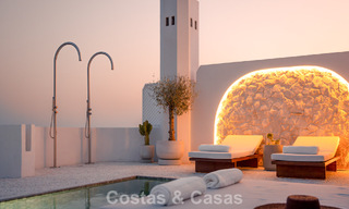 Penthouse contemporain rénové avec piscine privée et vue panoramique sur la mer à vendre sur le Golden Mile de Marbella 787012 