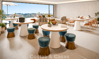 Lancement ! Appartements innovants sur plan à vendre avec vue sur la mer dans les collines de Marbella Est 787026 