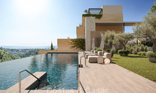 Lancement ! Appartements innovants sur plan à vendre avec vue sur la mer dans les collines de Marbella Est 787029 