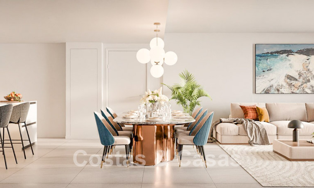 Lancement ! Appartements innovants sur plan à vendre avec vue sur la mer dans les collines de Marbella Est 787032