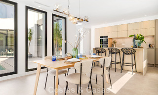 Villa à l'architecture contemporaine, prête à emménager, à vendre à quelques pas de la plage, à l'est du centre de Marbella 787172 