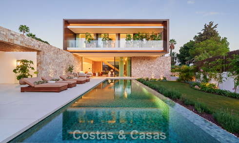 Villa de luxe de pointe à vendre dans un quartier résidentiel calme sur le Golden Mile de Marbella 787209