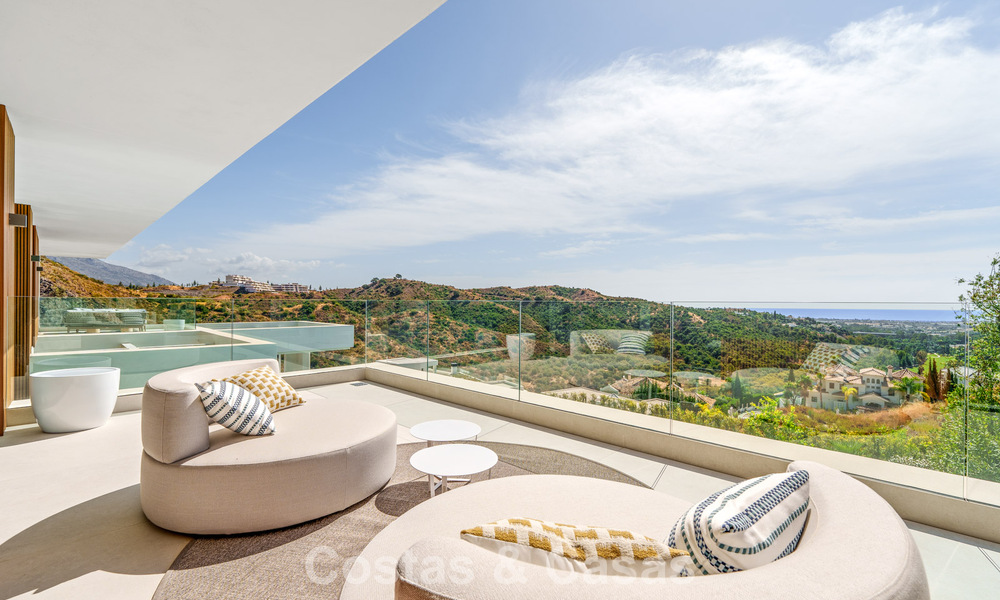 Villa sophistiquée avec vue panoramique à vendre dans une résidence sécurisée à La Quinta, Marbella - Benahavis 787326