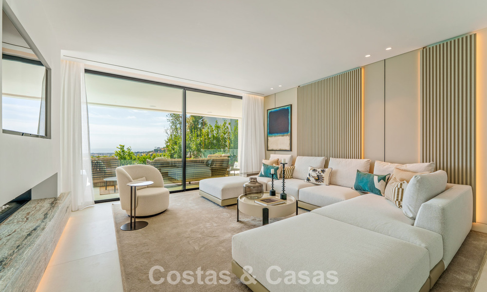 Villa sophistiquée avec vue panoramique à vendre dans une résidence sécurisée à La Quinta, Marbella - Benahavis 787335