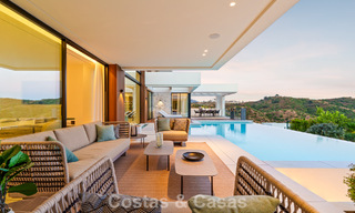 Villa sophistiquée avec vue panoramique à vendre dans une résidence sécurisée à La Quinta, Marbella - Benahavis 787352 