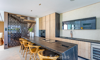 Maison exclusive avec vue sur la mer à vendre dans un complexe moderne avec sécurité 24h sur le Golden Mile de Marbella 787274 