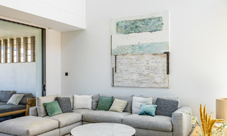 Maison exclusive avec vue sur la mer à vendre dans un complexe moderne avec sécurité 24h sur le Golden Mile de Marbella 787277 