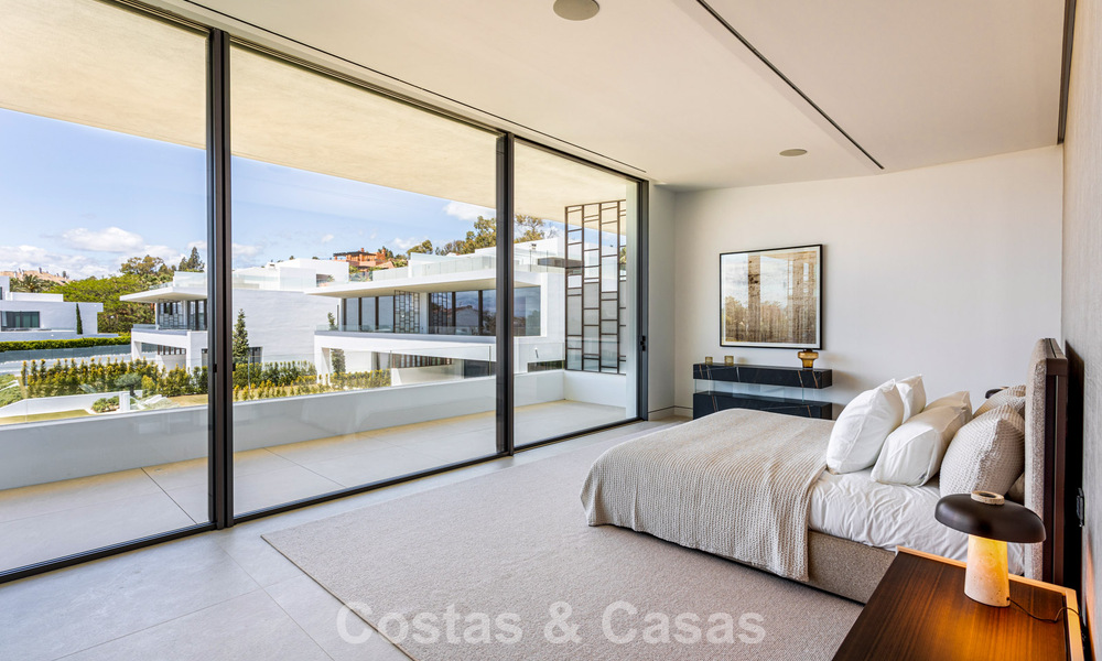 Maison exclusive avec vue sur la mer à vendre dans un complexe moderne avec sécurité 24h sur le Golden Mile de Marbella 787279
