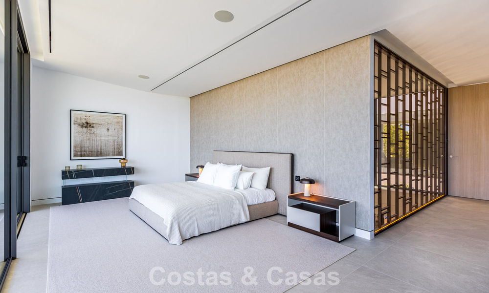 Maison exclusive avec vue sur la mer à vendre dans un complexe moderne avec sécurité 24h sur le Golden Mile de Marbella 787281