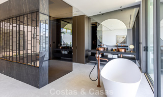 Maison exclusive avec vue sur la mer à vendre dans un complexe moderne avec sécurité 24h sur le Golden Mile de Marbella 787282 