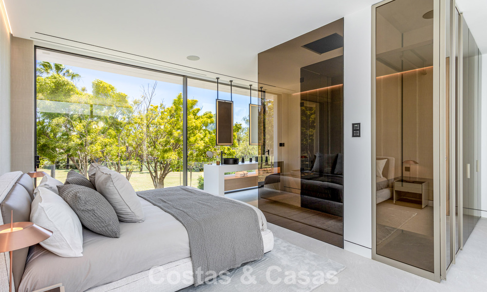 Maison exclusive avec vue sur la mer à vendre dans un complexe moderne avec sécurité 24h sur le Golden Mile de Marbella 787293