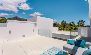 Maison exclusive avec vue sur la mer à vendre dans un complexe moderne avec sécurité 24h sur le Golden Mile de Marbella 787299 