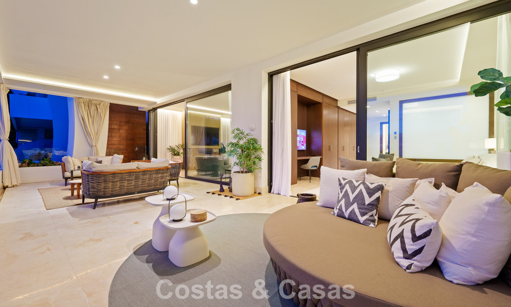 Appartement avec vue sur la mer à vendre dans un complexe prestigieux de Sierra Blanca, sur le Golden Mile de Marbella 787551