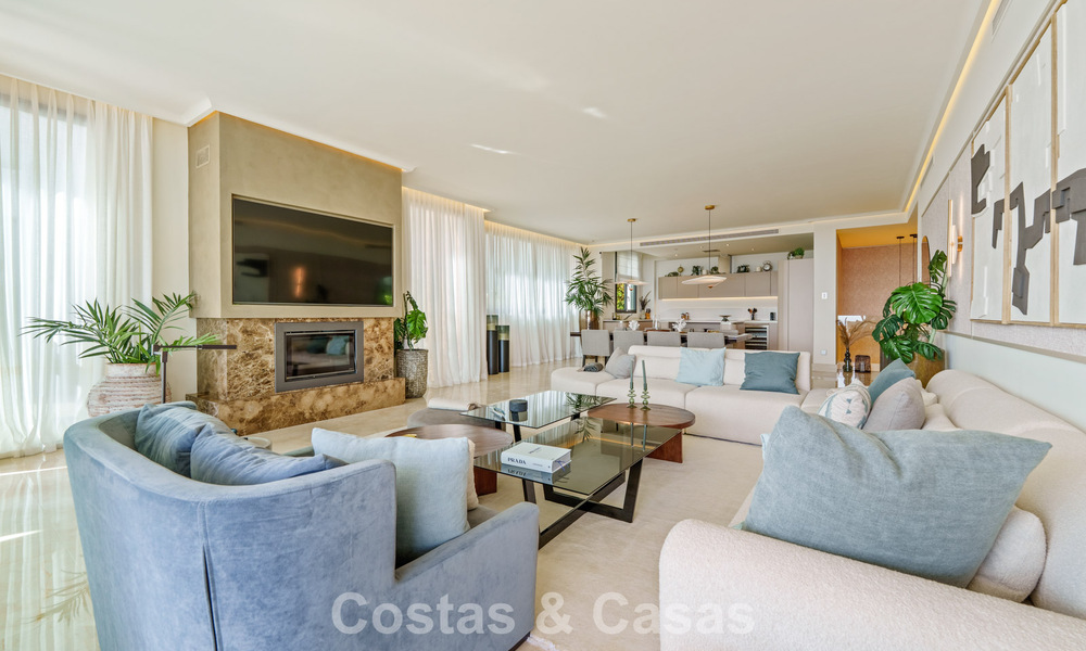 Appartement avec vue sur la mer à vendre dans un complexe prestigieux de Sierra Blanca, sur le Golden Mile de Marbella 787580