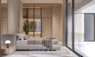 Villas exclusives sur plan à l'architecture avant-gardiste à vendre à 200 m de la plage à Mijas Costa 787491 