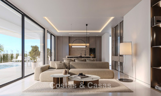 Villas exclusives sur plan à l'architecture avant-gardiste à vendre à 200 m de la plage à Mijas Costa 787492 
