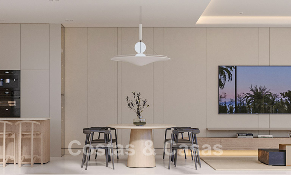 Villas exclusives sur plan à l'architecture avant-gardiste à vendre à 200 m de la plage à Mijas Costa 787497