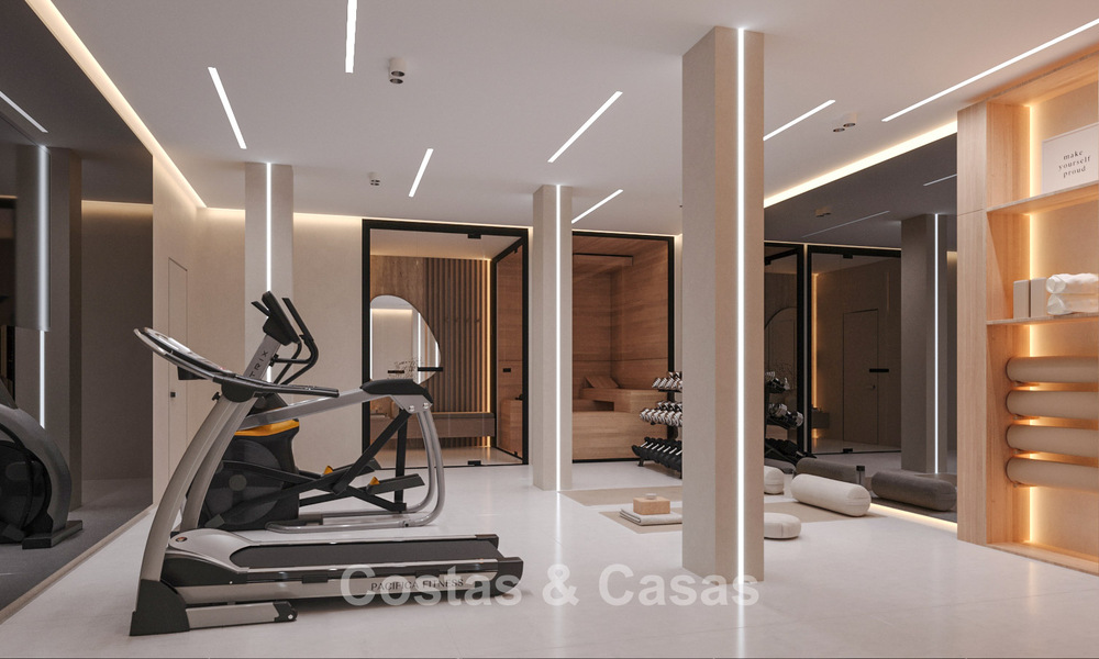 Villas exclusives sur plan à l'architecture avant-gardiste à vendre à 200 m de la plage à Mijas Costa 787502