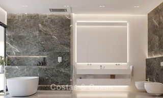 Villas exclusives sur plan à l'architecture avant-gardiste à vendre à 200 m de la plage à Mijas Costa 787503 