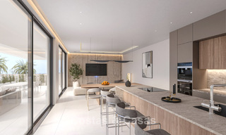 Villas exclusives sur plan à l'architecture avant-gardiste à vendre à 200 m de la plage à Mijas Costa 787515 