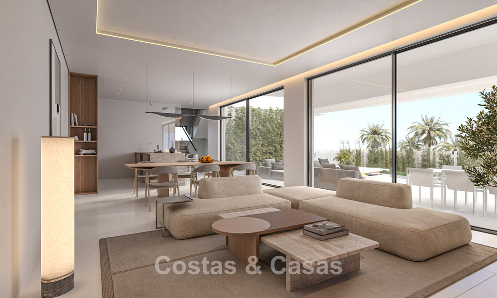 Villas exclusives sur plan à l'architecture avant-gardiste à vendre à 200 m de la plage à Mijas Costa 787517