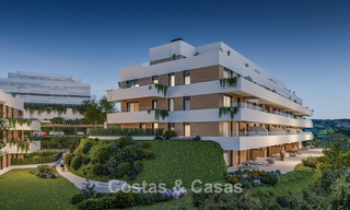 Lancement. Appartements neufs et contemporains à vendre, entourés de golfs à Mijas, Costa del Sol 787798 