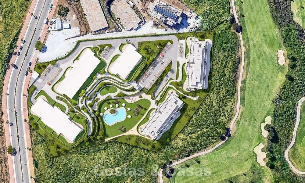 Lancement. Appartements neufs et contemporains à vendre, entourés de golfs à Mijas, Costa del Sol 787801