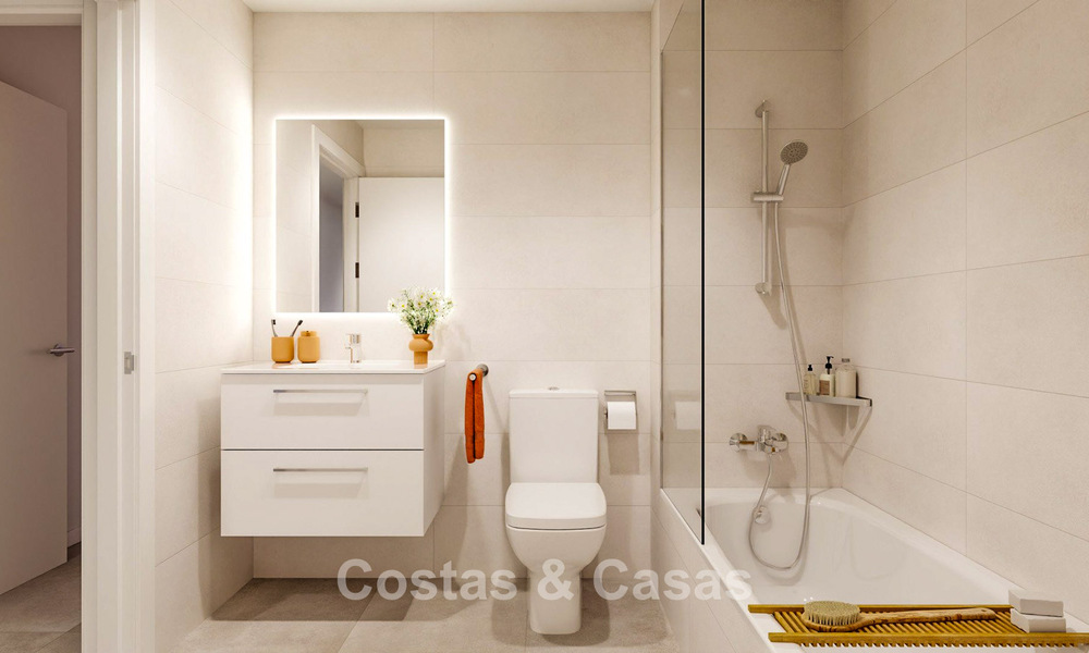 Lancement. Appartements neufs et contemporains à vendre, entourés de golfs à Mijas, Costa del Sol 787802