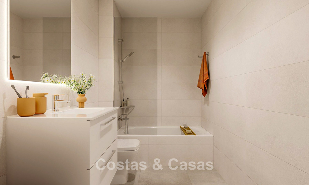 Lancement. Appartements neufs et contemporains à vendre, entourés de golfs à Mijas, Costa del Sol 787803