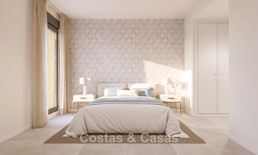 Lancement. Appartements neufs et contemporains à vendre, entourés de golfs à Mijas, Costa del Sol 787807