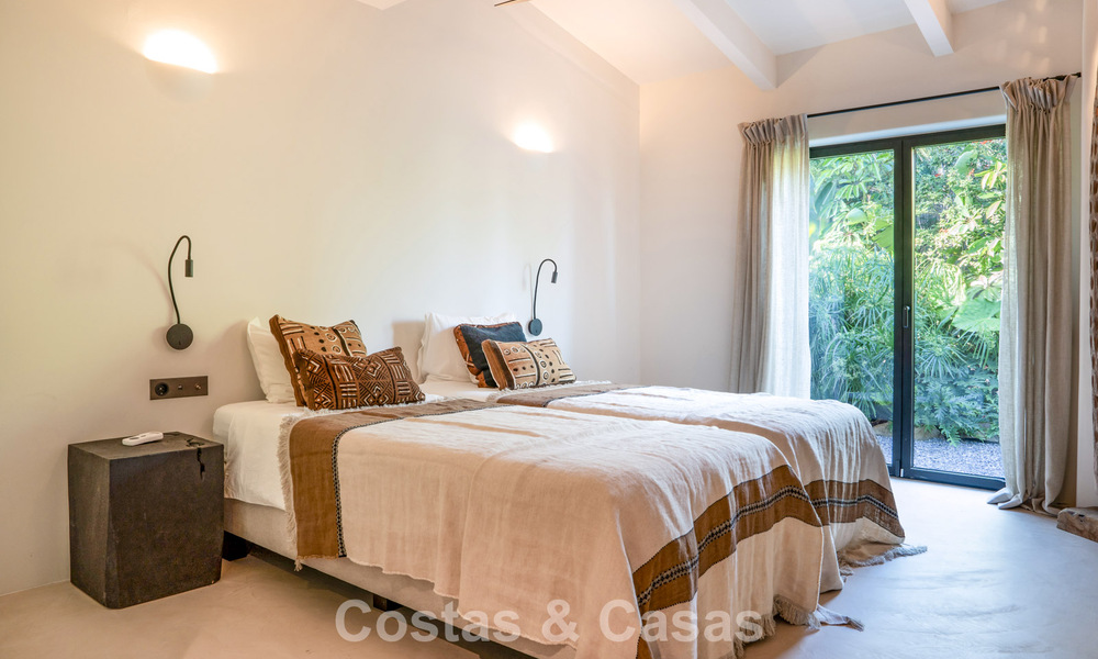 Villa prête à emménager, dans le style chic d'Ibiza, avec vue sur la mer, à vendre sur le nouveau Golden Mile entre Marbella et Estepona 787779