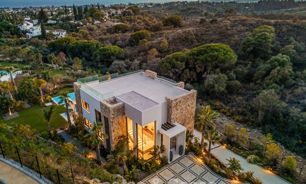 Villa de prestige avec vue mer à vendre sur le Golden Mile de Marbella 788137