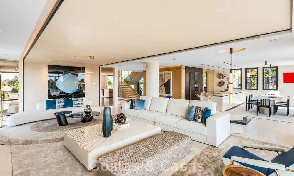 Villa de luxe moderniste avec vue sur la mer à vendre sur le Golden Mile de Marbella 788158
