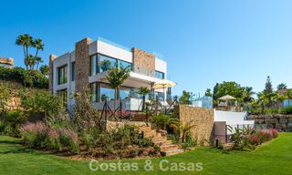 Villa de luxe moderniste avec vue sur la mer à vendre sur le Golden Mile de Marbella 788174 
