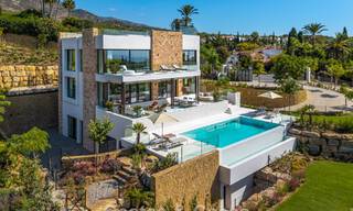 Villa de luxe moderniste avec vue sur la mer à vendre sur le Golden Mile de Marbella 788177 